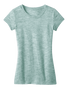 District DT2001 Juniors Extreme Heather Cap Sleeve Tee