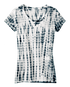District DT2300 Juniors Tie-Dye Girly Tee