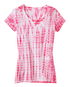 District DT2300 Juniors Tie-Dye Girly Tee