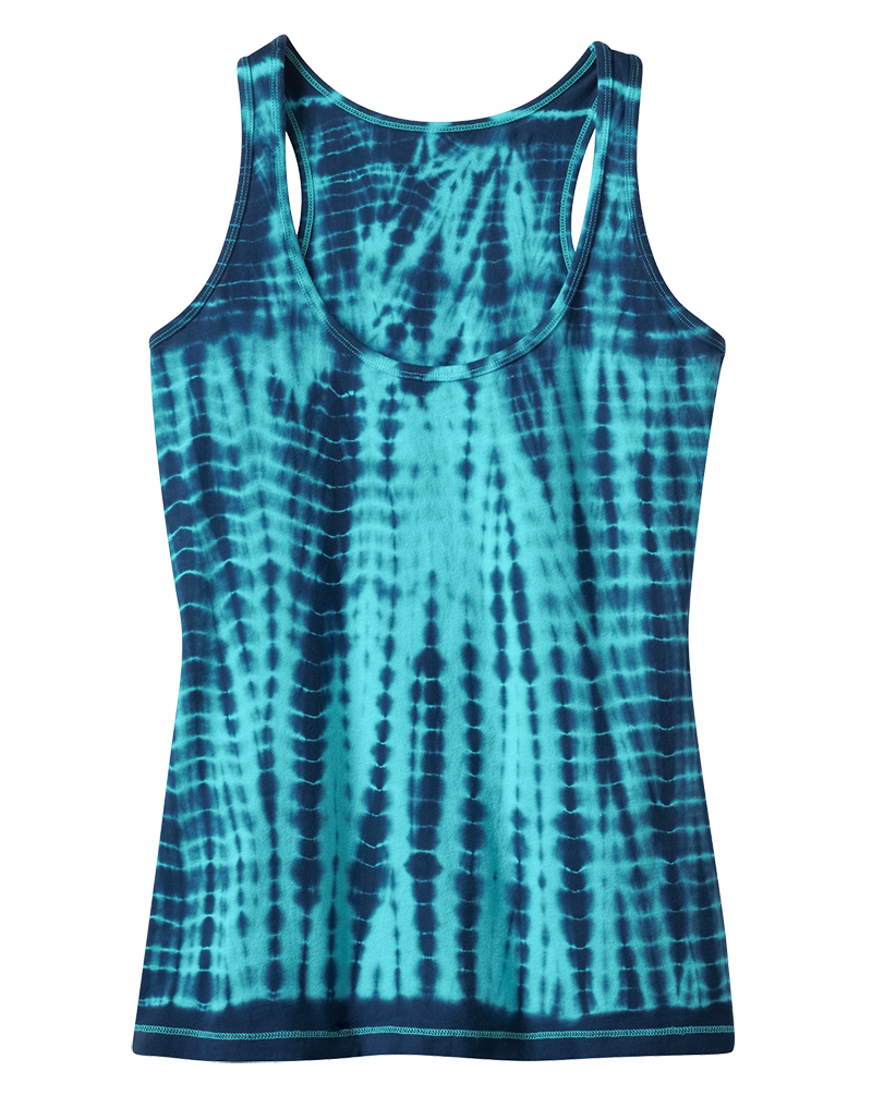 District DT2301 Juniors Tie-Dye Racerback Tank