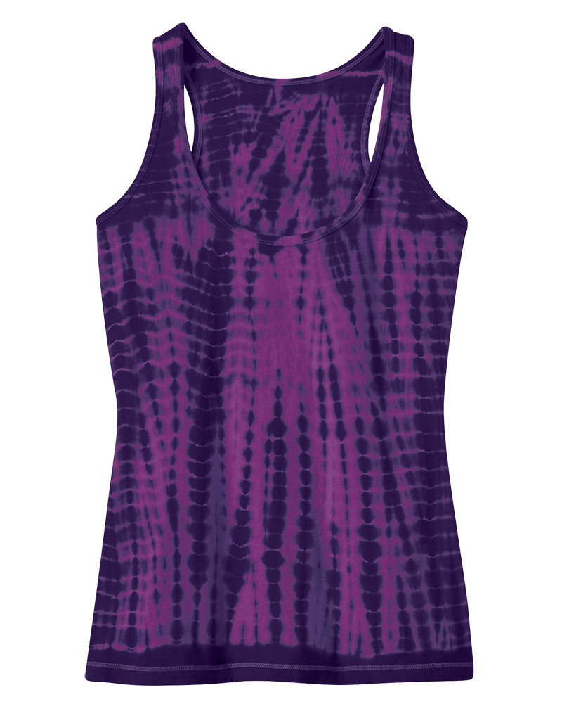 District DT2301 Juniors Tie-Dye Racerback Tank