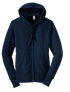 District Juniors Vintage French Terry Full-Zip Hoodie
