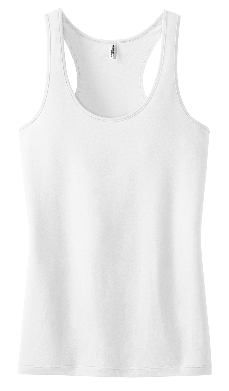 District Threads DT237 Ladies Racerback Tank Top  (Available in 13 colors)