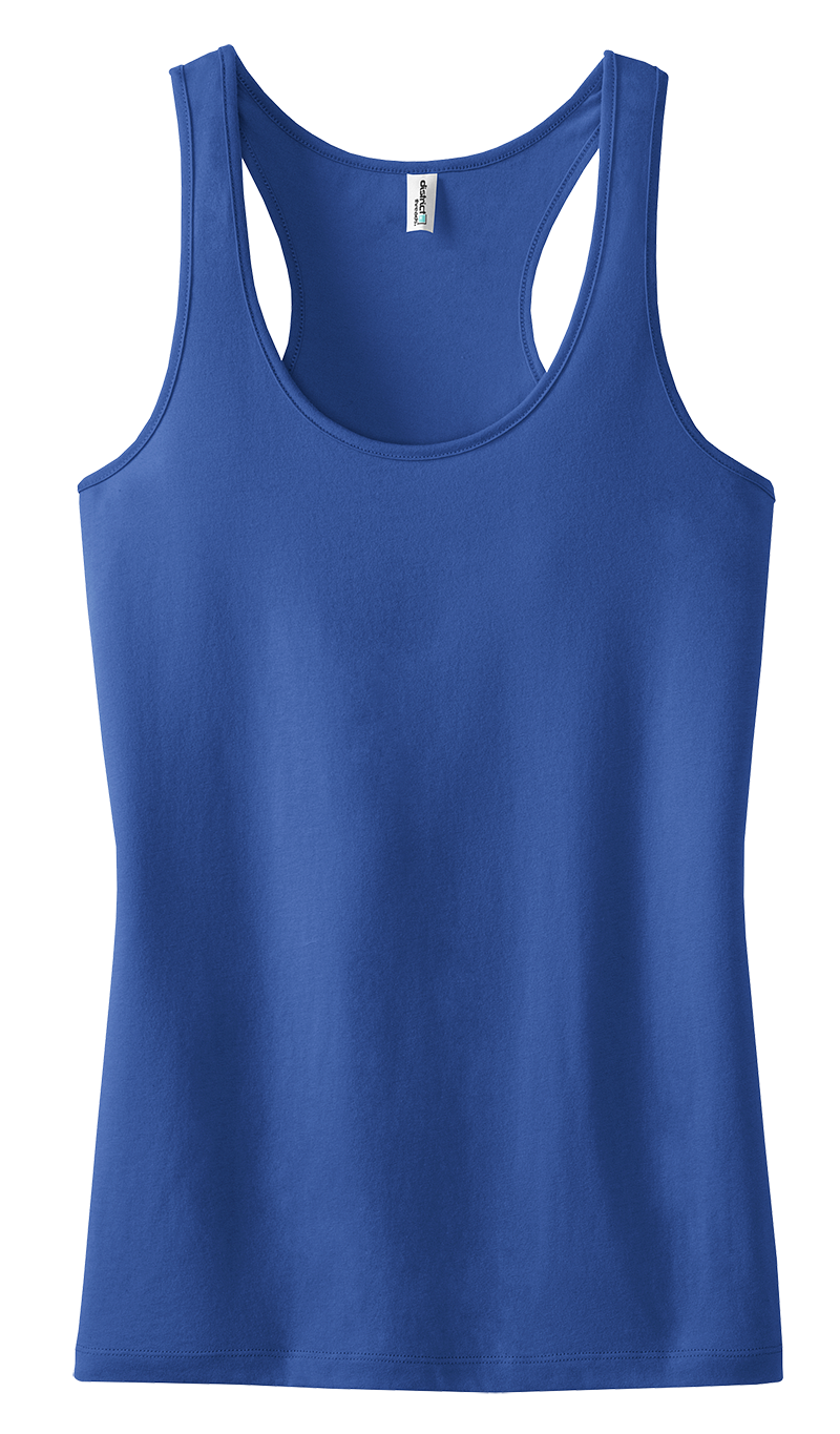 District Threads DT237 Ladies Racerback Tank Top  (Available in 13 colors)