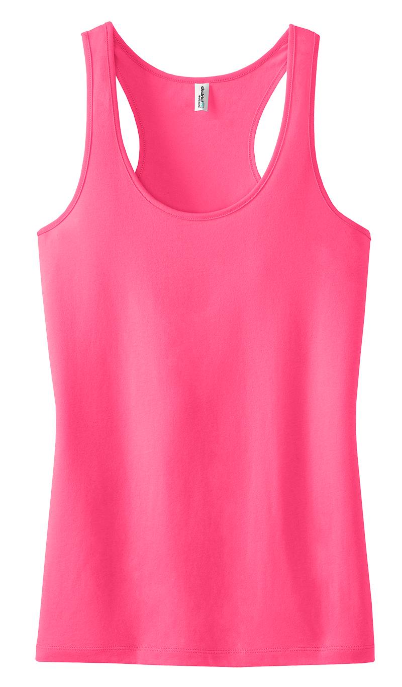 District Threads DT237 Ladies Racerback Tank Top  (Available in 13 colors)