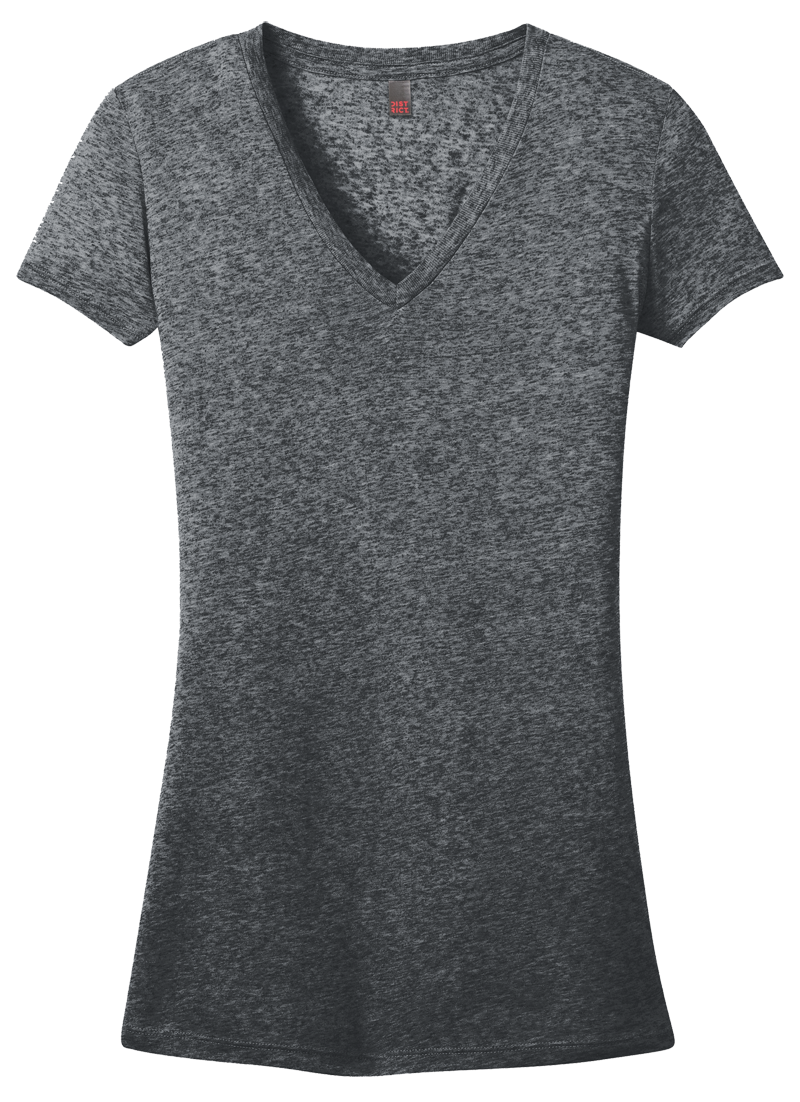 District DT261 Juniors Microburn Cap Sleeve Vee