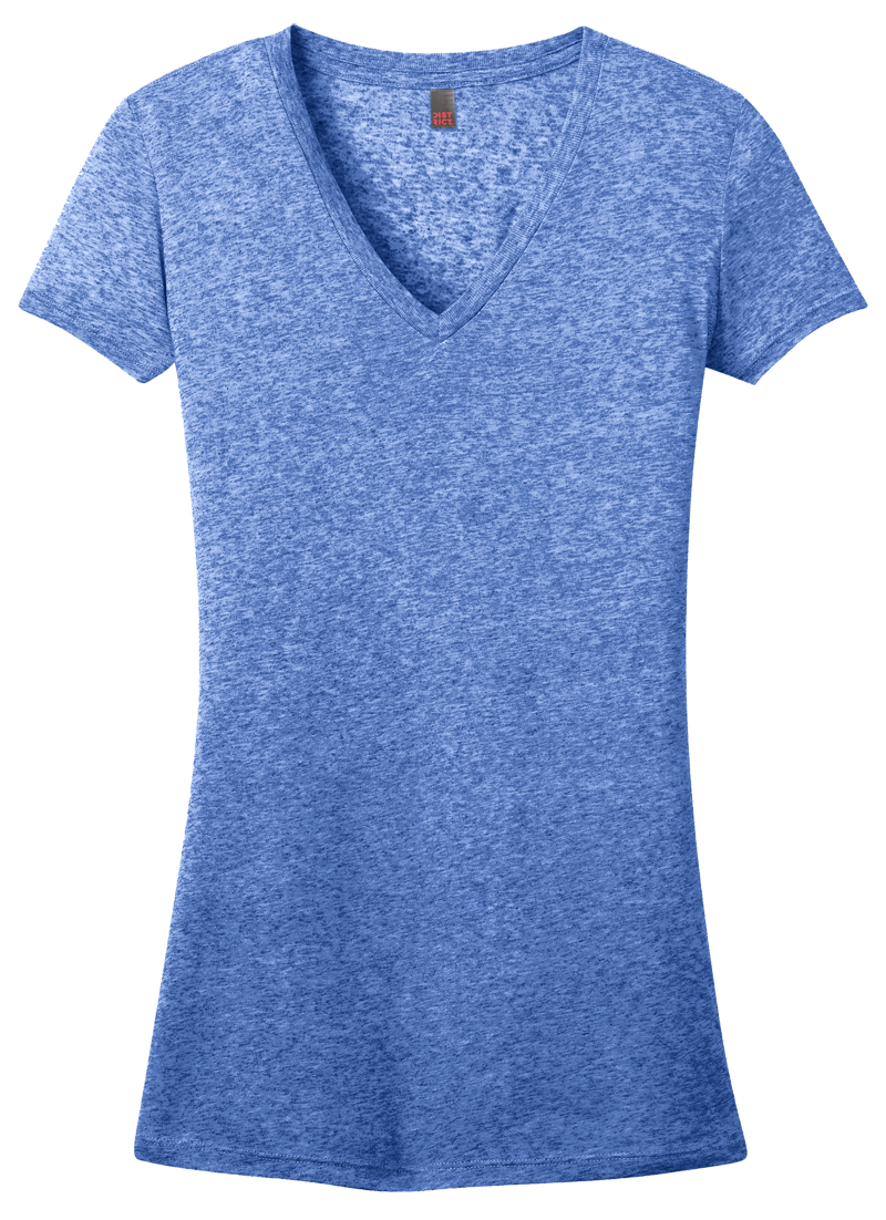 District DT261 Juniors Microburn Cap Sleeve Vee