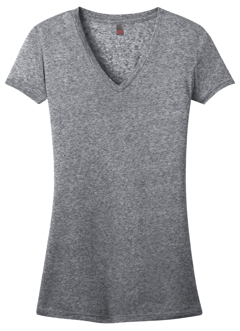 District DT261 Juniors Microburn Cap Sleeve Vee