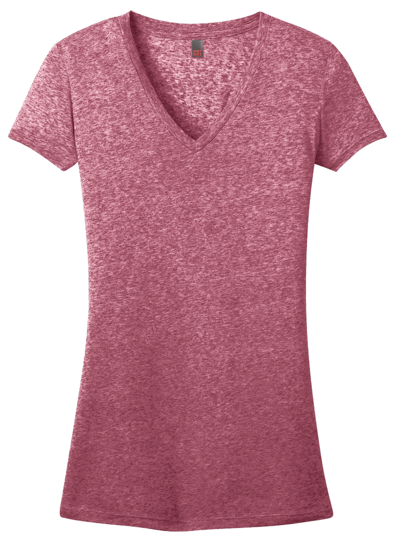 District DT261 Juniors Microburn Cap Sleeve Vee