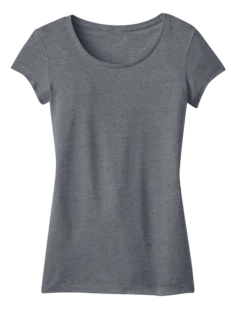 District DT270 Juniors Textured Girly Tee