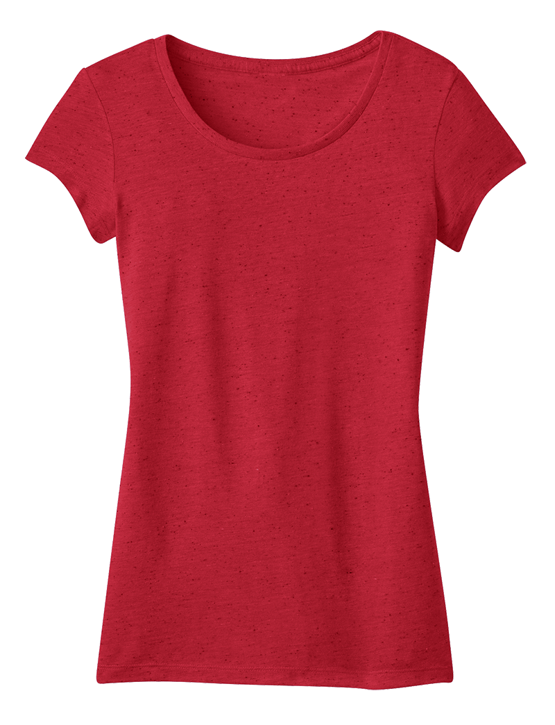 District DT270 Juniors Textured Girly Tee