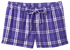 District Juniors Flannel Plaid Boxer
