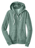District Juniors Marled Fleece Full-Zip Hoodie