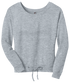District Juniors Core Fleece Wide Neck Pullover