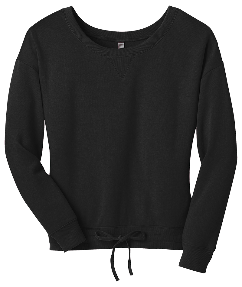 District Juniors Core Fleece Wide Neck Pullover