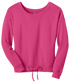 District Juniors Core Fleece Wide Neck Pullover