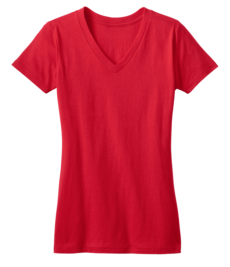 District Threads DT5501 Ladies Concert  V-Neck  (Available in 12 Colors)