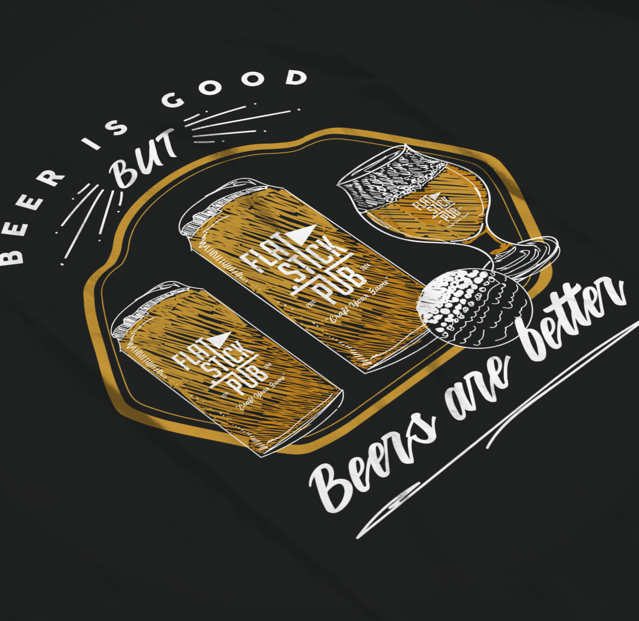 Flatstick Pub Glass Design