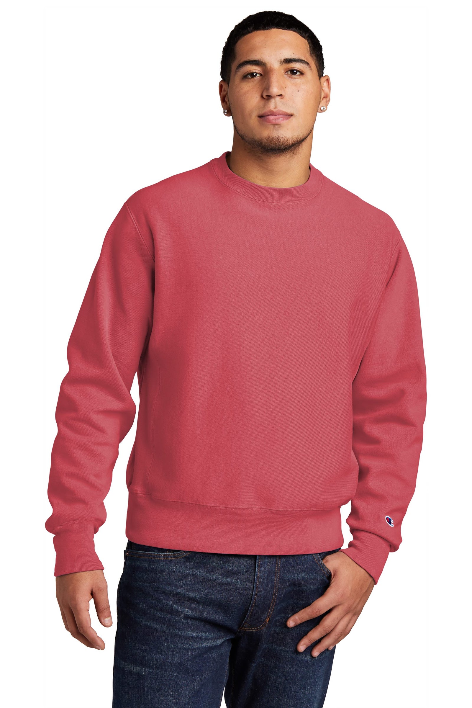 Champion ® Reverse Weave ® Garment-Dyed Crewneck Sweatshirt