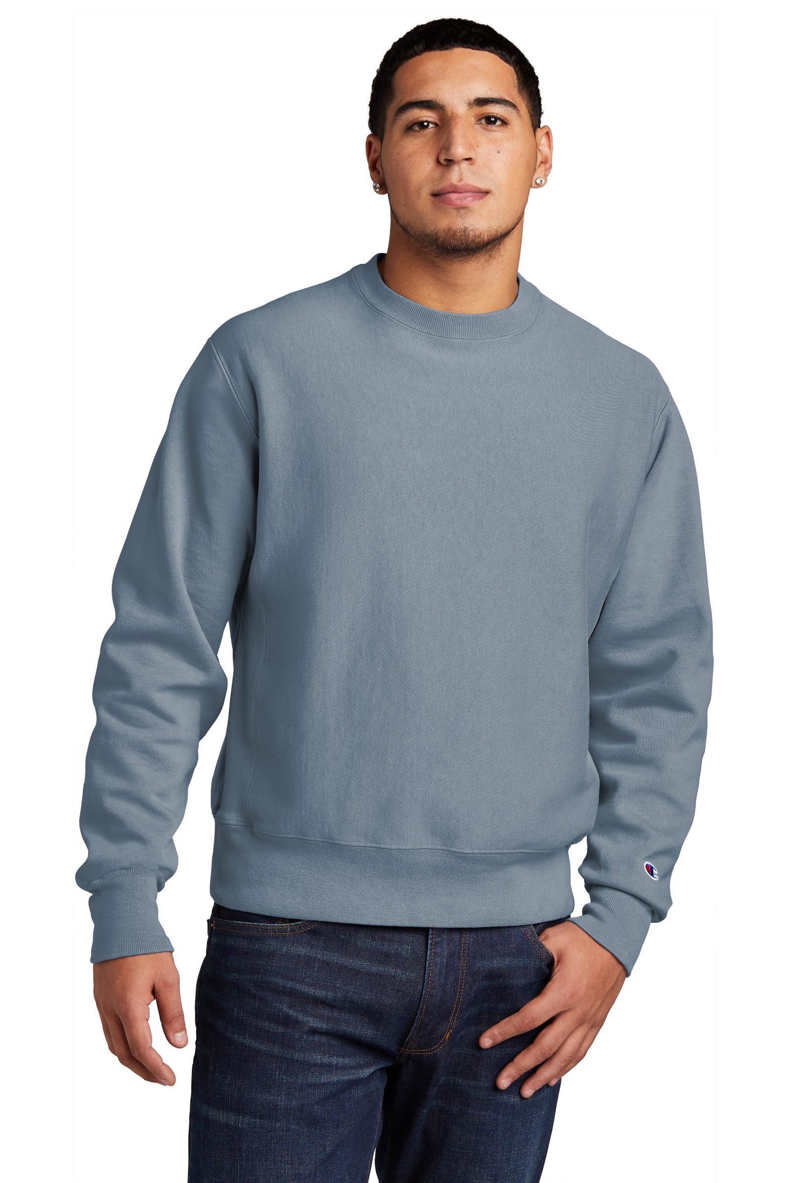 Champion ® Reverse Weave ® Garment-Dyed Crewneck Sweatshirt