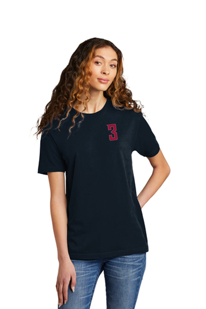 Hilinski's Hope - "Three" Unisex Next Level Sueded Cotton Tee (2 Colors)