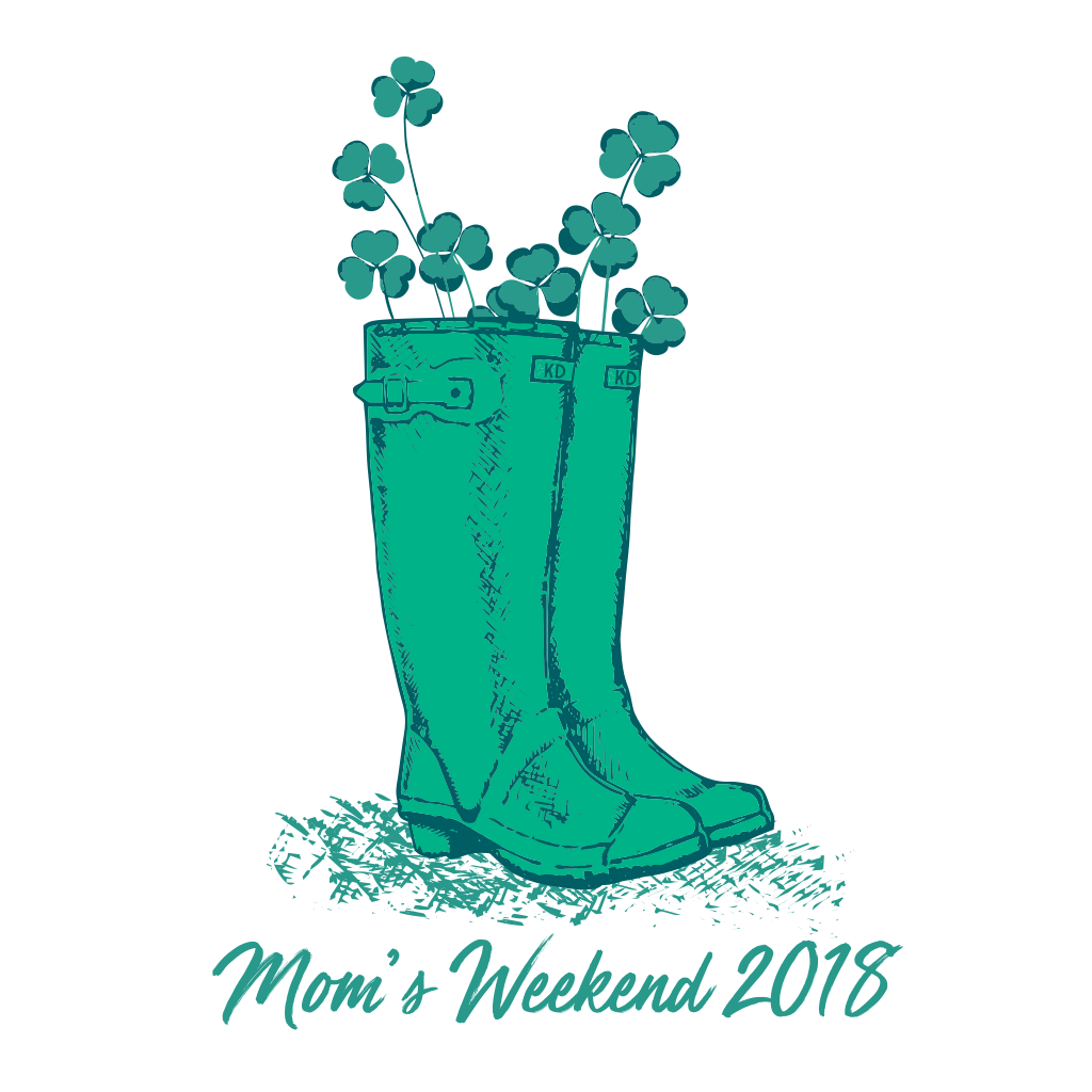 Kappa Delta Rainboots and Shamrocks Design