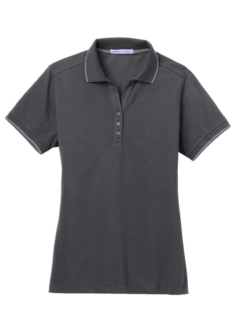 Port Authority Ladies Tipped Polo