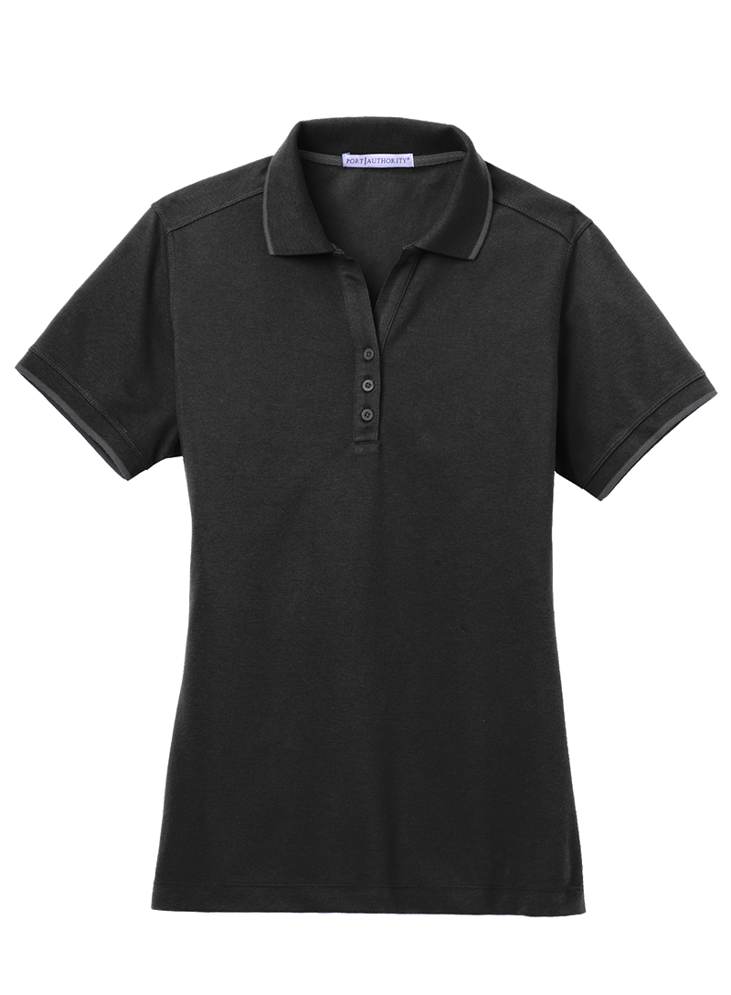 Port Authority Ladies Tipped Polo