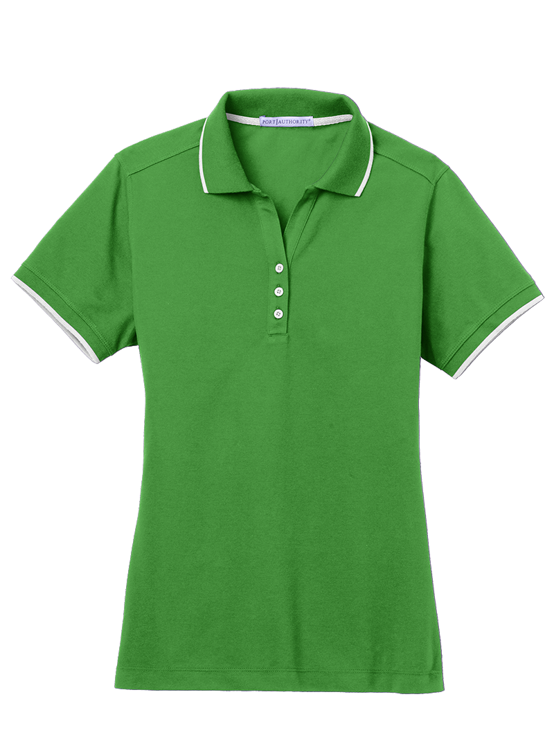 Port Authority Ladies Tipped Polo