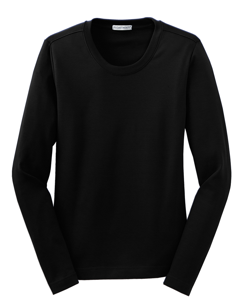 Port Authority L518 Long Sleeve Scoop Neck