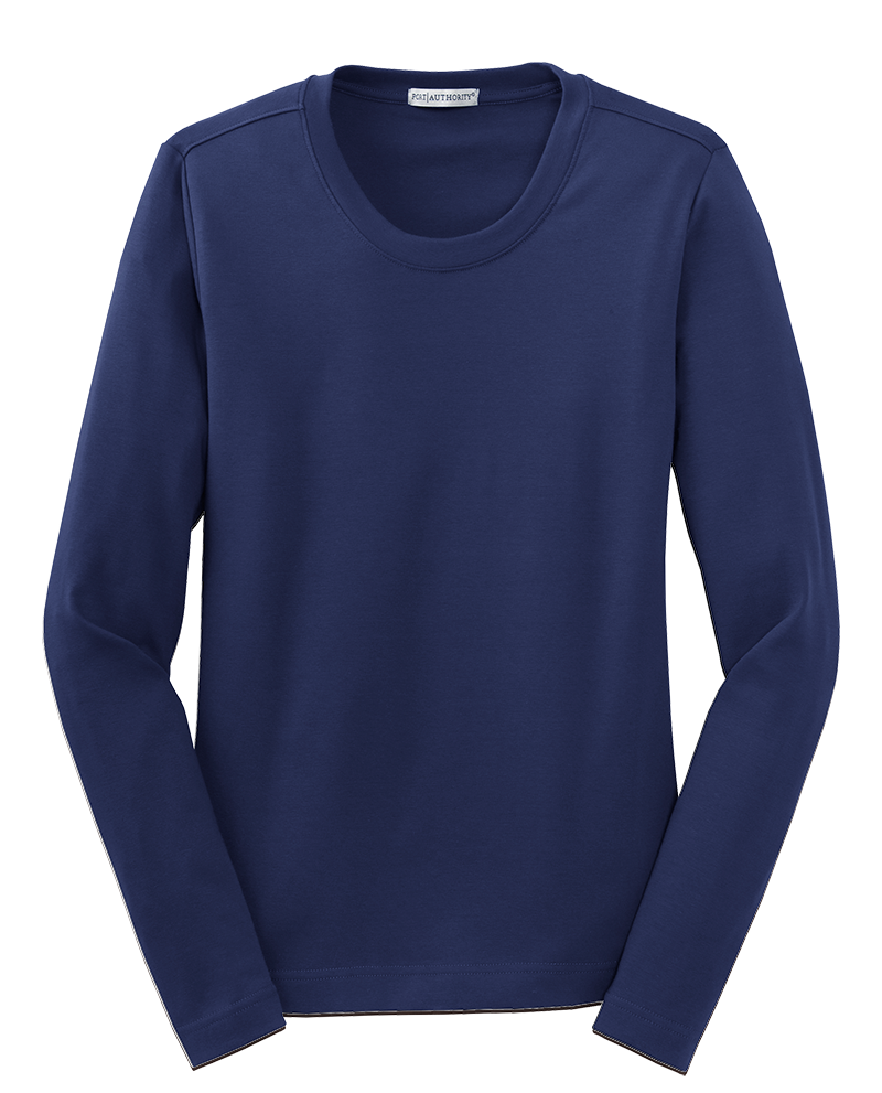 Port Authority L518 Long Sleeve Scoop Neck