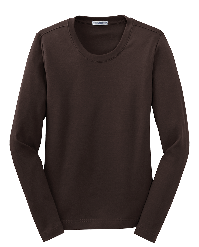 Port Authority L518 Long Sleeve Scoop Neck