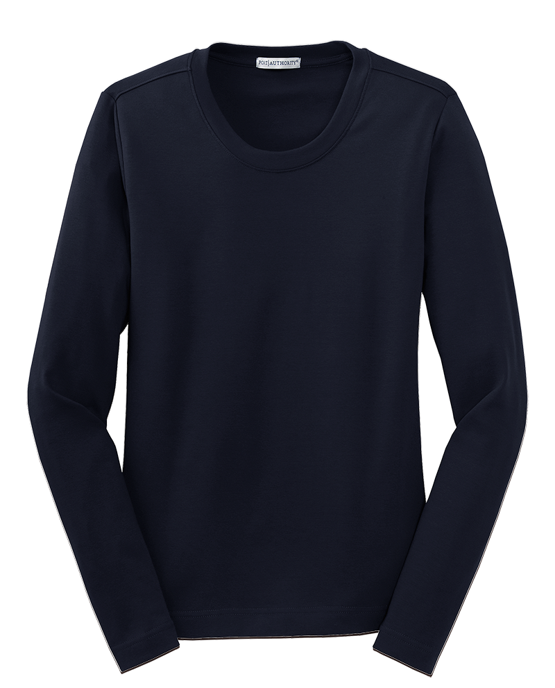 Port Authority L518 Long Sleeve Scoop Neck