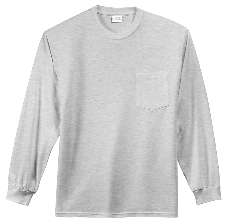 Port & Company PC61LEP Pocket Long Sleeve