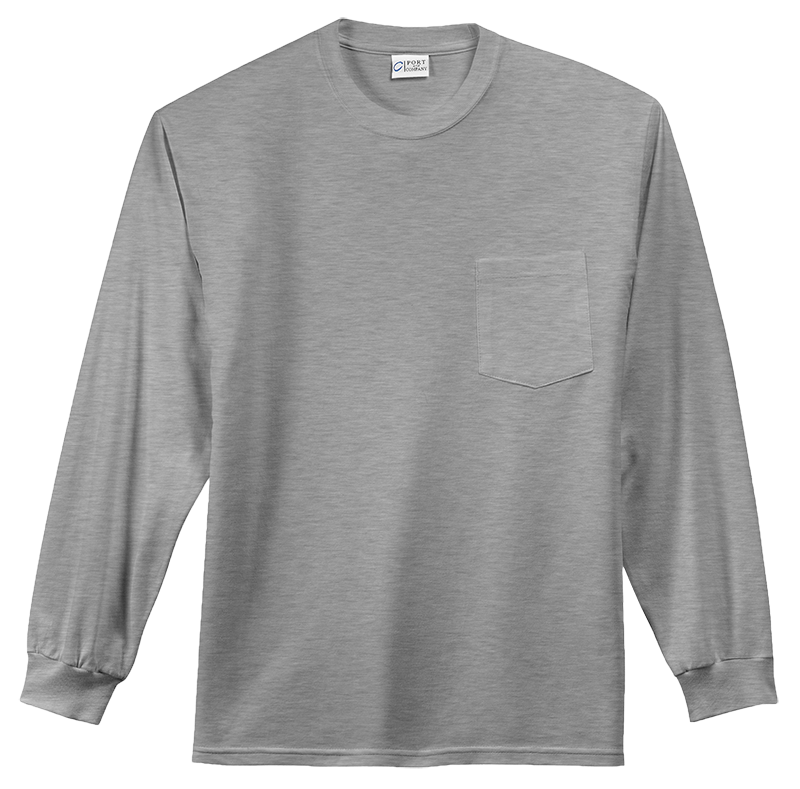 Port & Company PC61LEP Pocket Long Sleeve