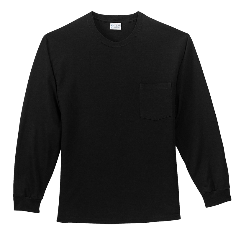 Port & Company PC61LEP Pocket Long Sleeve