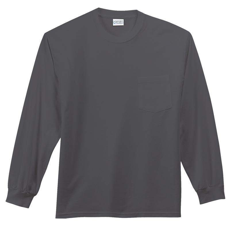 Port & Company PC61LEP Pocket Long Sleeve