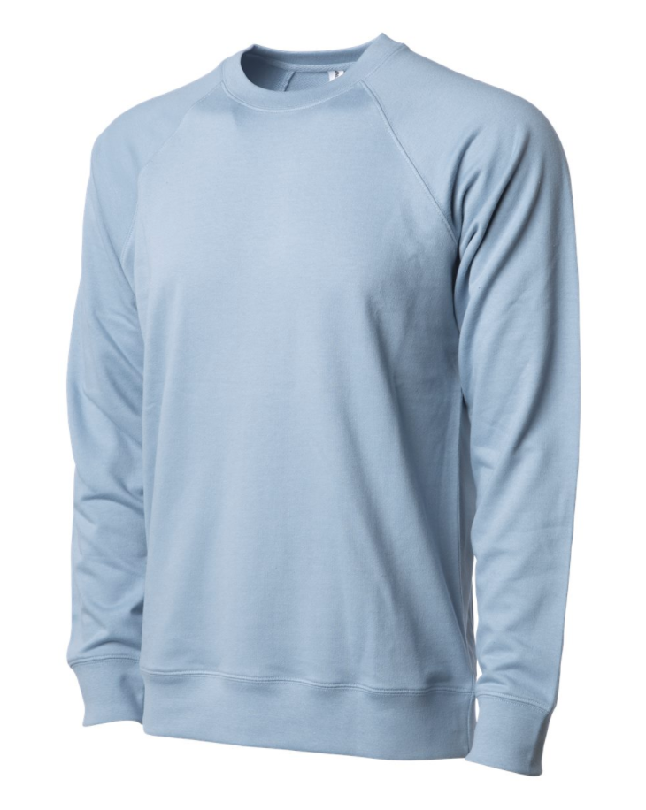 Independent Trading Co. - Icon Unisex Lightweight Loopback Terry Crew
