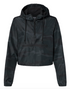 Independent Trading Co. - Women's Lightweight Quarter-Zip Pullover Crop Windbreaker
