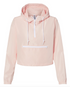 Independent Trading Co. - Women's Lightweight Quarter-Zip Pullover Crop Windbreaker