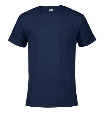 Delta Apparel Unisex Pocket Tee