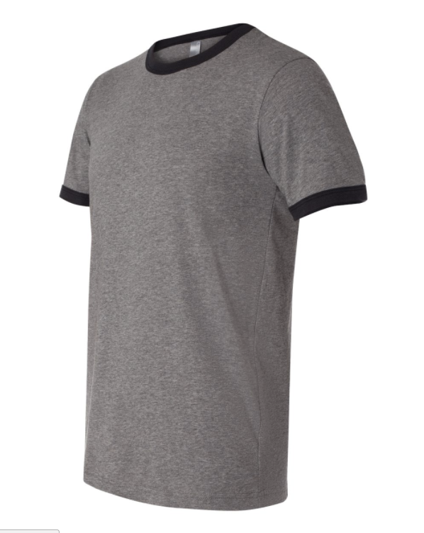 Bella + Canvas Heather Ringer Tee