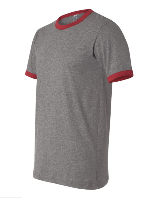 Bella + Canvas Heather Ringer Tee