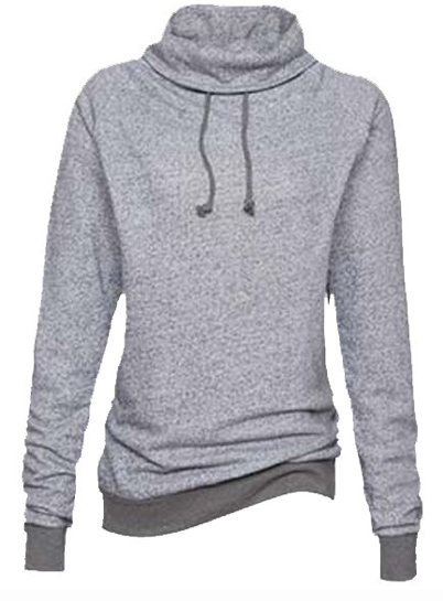 Enza Ladies Mock Twist Funnel Neck Pullover