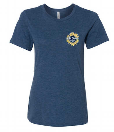 WASHINGTON STATE UNIVERSITY CHI OMEGA MOM'S WEEKEND 2018 - RELAXED TEE (STONE OR NAVY) (sample)