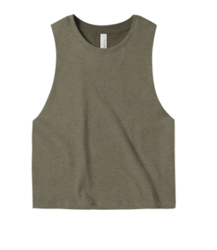 Bella + Canvas Ladies' Racerback Cropped Tank
