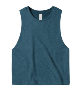 Bella + Canvas Ladies' Racerback Cropped Tank