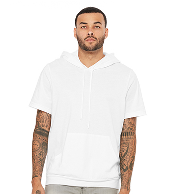 Bella + Canvas Men's Jersey Short Sleeve Hoodie