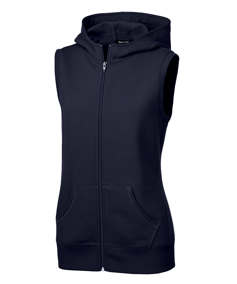 Sport-Tek Ladies Hooded Fleece Vest