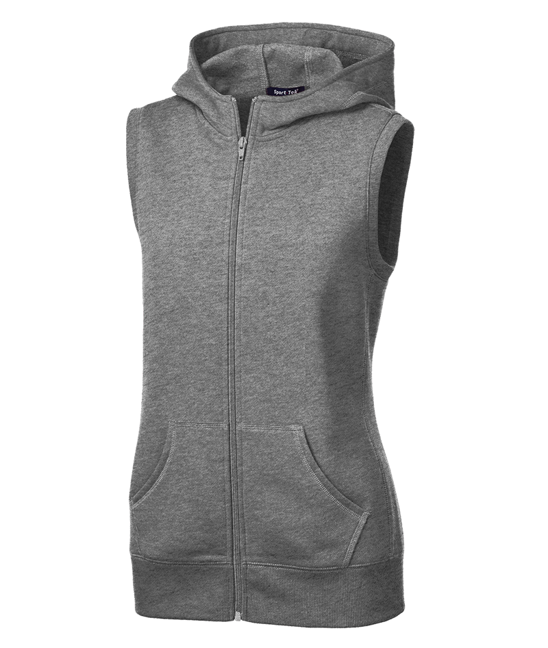 Sport-Tek Ladies Hooded Fleece Vest
